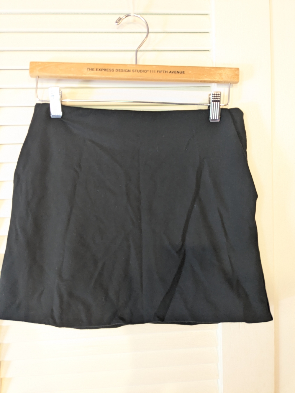 OGL Black Mini Skirt With Shorts Under